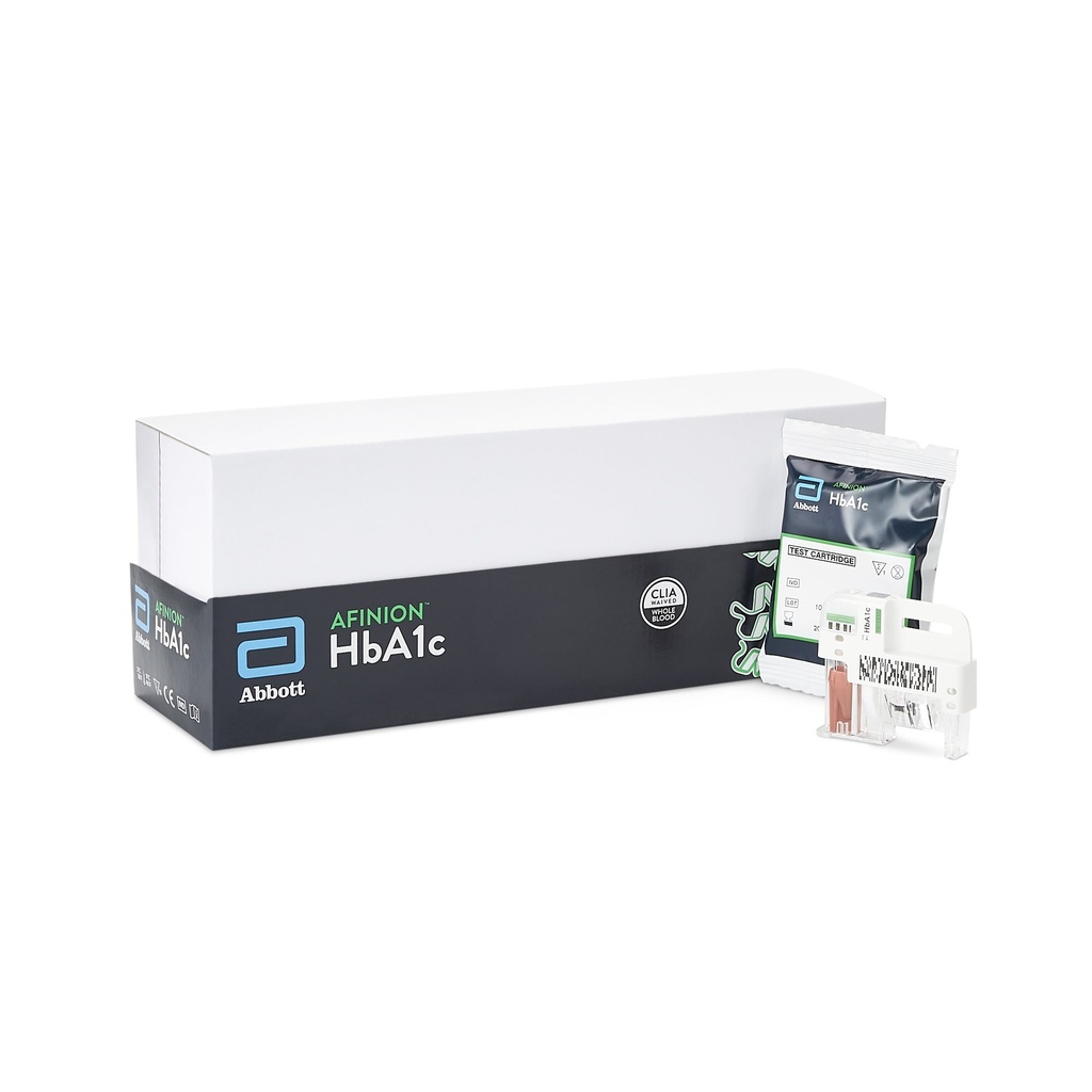 HbA1c Test Cartridge, 15 tests/kt (Overnight Ice Packs, (Refrigeration Required), Ships on Ice