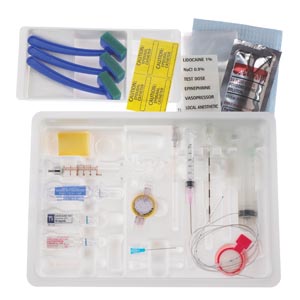 Continuous Full Epidural Tray, 17G x 3½" Tuohy Needle, 18G Closed Tip Catheter, Clear Plastic Fenestrated Drape & Drugs, 10/cs