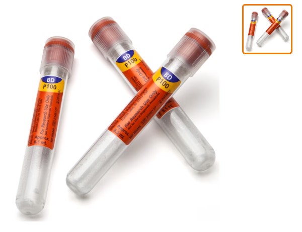 BD, P100 Blood Collection Tubes, 8.5ml