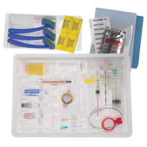 Continuous Epidural Tray, 18G x 3½" Tuohy Needle, 20G Closed Tip Catheter & 10cc Luer Lock Glass Syringe, 10/cs