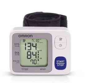 Wrist Blood Pressure Monitor, 60-Reading Memory w/Irregular Heartbeat Detection, Wireless, 10/cs