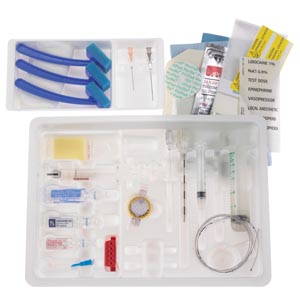 Continuous Epidural Tray, 17G x 3½" Winged Safety Tuohy Needle & 19G Springwood Closed Tip Catheter, 10/cs