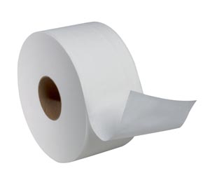 Bath Tissue Roll, Jumbo, Soft, Mini, Advanced, White, 2-Ply, T2, 750.71ft, 3.6" x 7.4", 1075 sht/rl, 12 rl/cs