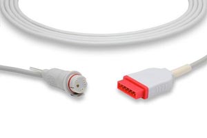IBP Adapter Cable BD Connector, GE Healthcare > Marquette Compatible w/ OEM: 684102, 2016995-001, 700077-001
