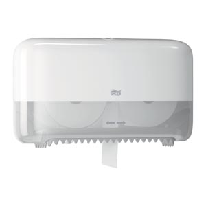 Elevation Bath Tissue Dispenser, Coreless, High Capacity, Universal, White, T7, Plastic, 8.2" x 14.2" x 5.1"