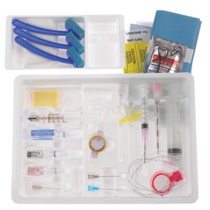 Continuous Epidural Tray, 18G x 3½" Tuohy Needle, 20G Soft Tip Catheter with Closed Tip & Drugs, 10/cs