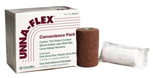 Compression Bandage Convenience Pack, Includes: (1) Unna Boot, (1) Self-Adherant Bandage, 4" x 10yd, 12/cs