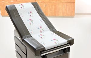 Table Paper, 18" x 125 ft, Crepe Finish, Rose Garden®, 12/cs (5% of Sales Donated to Cancer Foundation)