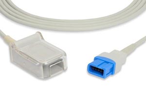 SpO2 Adapter Cable, 220cm, Spacelabs Compatible w/ OEM: 700-0030-00, CB-A400-1103A, TE1923, B505-1020E