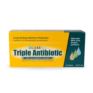 Triple Antibiotic Ointment, 0.9g, Compared to the Active Ingredients in Neosporin®, 144/bx, 12 bx/cs