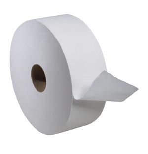Bath Tissue Roll, Jumbo, Advanced, White, 2-Ply, T1, 1600ft, 3.6" x 10", 6 rl/cs (40 cs/plt)