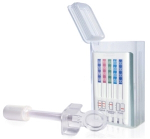 Alere Toxicology T-Cube® Oral Fluid Drug Tests - AMP50 COC20 MET50 OPI40 PCP10 THC40
