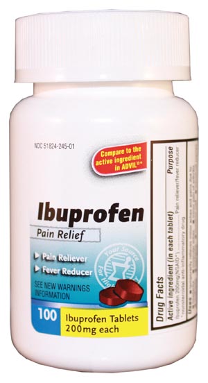 Ibuprofen Tablets, 200mg, Compared to the Active Ingredients in Advil® Tablets, 100/btl, 24 btl/cs
