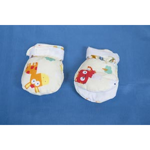 Pediatric Mitts, Double Padded, Flap To View Fingers , Latex-Free, Infant (0-1 year)