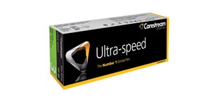Ultra-Speed Intraoral film, DF-42, Size 3, 1-film Bitewing-Paper Packets. 100/bx