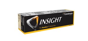 INSIGHT Intraoral film, IB-31, Size 3, 1-film Bitewing-Paper Packets. 100/bx