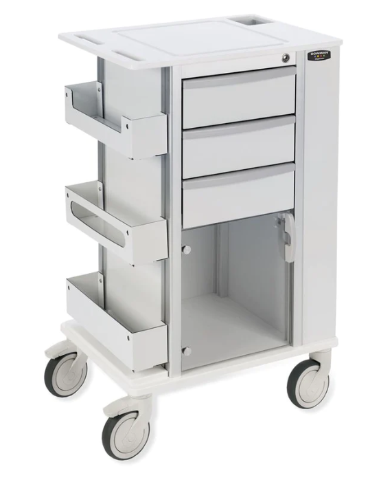 Bowman Manufacturing, Rolling Storage Cart, w/5" Casters