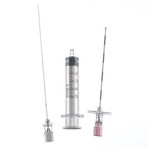 Combined Spinal/ Epidural Set, 18G x 3½" Tuohy Needle, Backeye Lumen, 27G x 5" PENCAN Pencil Point Needle, Centering Sleeve, 5cc Clear Plastic Syringe, 12/cs (Rx)