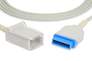 SpO2 Adapter Cable, 220cm, GE Healthcare > Marquette Compatible w/ OEM: 2006644-001, 407252-002, E9004DE, E9004GE, TE2423, CB-A400-1102A, NXMQ102, B400-1033A