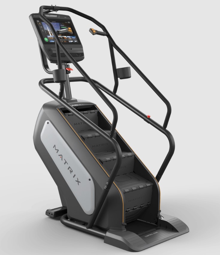 Performance ClimbMill w/Touch Console (16" WiFi-enabled Touchscreen LCD), 10" step depth, 8" step height, 10" step-on height, 400 lbs. max weight capacity..