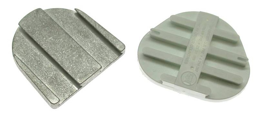 Poly Base Plates Metal