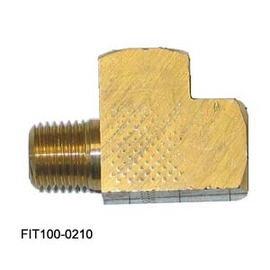 Tuttnauer Brass "T" 1/4M X 1/4F X 1/4F