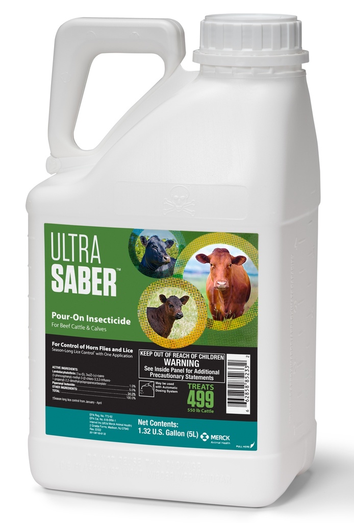 Ultra Saber™ Pour-On Insecticide 5 Liter