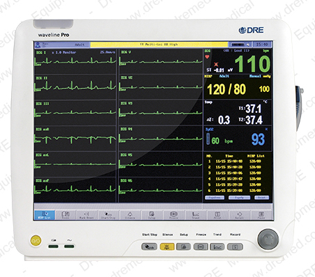 [DRE Waveline Pro] Waveline Pro Touch-Screen Anesthesia Monitor