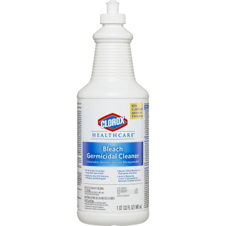 [68832] Healthlink-Clorox Clorox Healthcare® Bleach Germicidal Cleaner, 32 oz Pull Top
