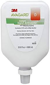 [9230] 3M™ Avagard™ D Instant Hand Antiseptic with Moisturizers, 1000ml Bottle