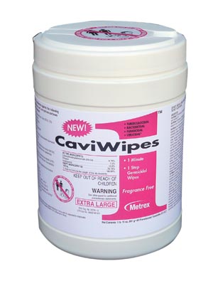 [13-5150] Metrex Caviwipes1™ Surface Disinfectant, 9" x 12", 65 ct/can
