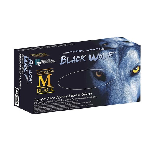 [127350] Innovative Black Wolf™ Exam Gloves, Black, X-Large