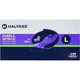 [50852] Halyard Purple Nitrile Exam Gloves, Medium, Non-Sterile, Paired
