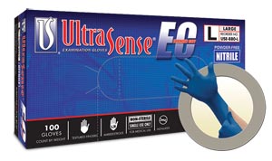 [USE-880-XXL] Microflex Ultrasense® EC Powder-Free Nitrile Exam Gloves, Blue, XX-Large