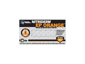 [189450] Innovative Nitriderm® EP Orange® Powder-Free Exam Gloves, XXX-Large