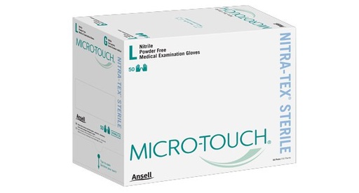 [6034154] Ansell Micro-Touch® Nitratex® Sterile Exam Gloves, X-Large, Pairs