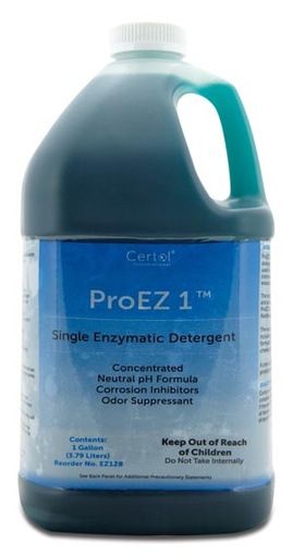 [EZNP128] Certol ProEZ™ 1 Single Enzymatic Detergent & Ultrasonic Cleaning Detergent, 1 Gallon