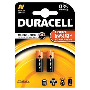 [MN9100B2PK] Duracell® Photo Battery, Alkaline, Size N, 1.5V