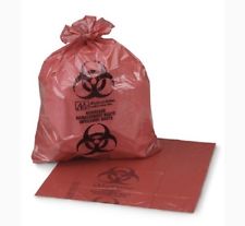[HRD304314] Medegen Infectious Waste Bags, 30" x 43", 14MIC, Red