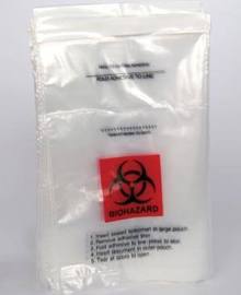 [49-93] Medegen Lab Safe™ Laboratory Specimen Collection Bags, 8" x 8", Zip Closure