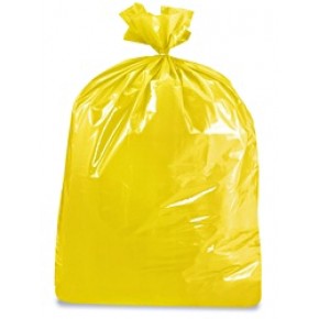[H497] Medegen Polyethylene Can Liners, 35" x 41", Yellow, 16 mic