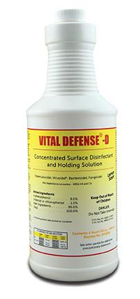 [VITAP32-1] Certol Vital Defense-D Surface Disinfectant, 32 oz