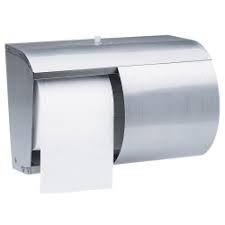 [09601] Kimberly-Clark Bath Tissue Dispensers, Coreless JRT Twin, Stainless Steel