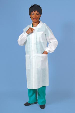 [222] Busse SMS Tri-Layered Labcoat, Small/ Medium