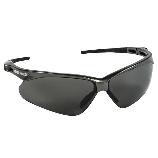 [28635] Kimberly-Clark Jackson Safety V30 Nemesis Eyewear, Polarized Smoke Lenses, Gun Metal Frame