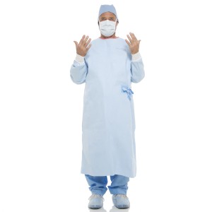 [74115] Halyard Ultra Fabric-Reinforced Surgical Gown (Meets NFPA Industry Standard), Large, Non-Sterile