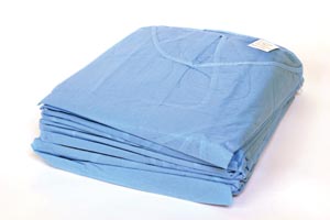 [8023] AMD Medicom Isolation Gown, Regular, Blue