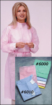 [6010] Latex-Free Isolation Gown - Knit Cuff