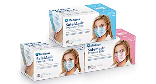 [2047] Medicom Safe+Mask® Premier Elite Earloop Mask, White