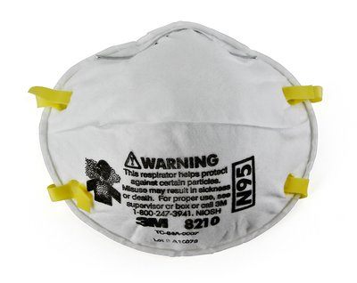 [8210] 3M™ Occupational N95 Particulate Respirator, Staple Free Attachment